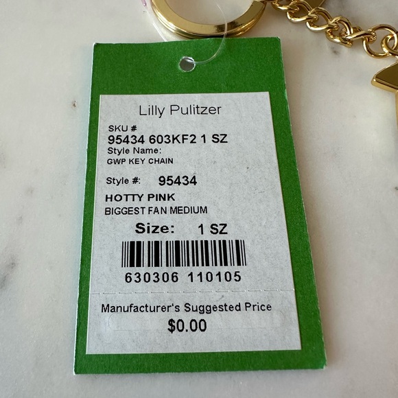 Lilly Pulitzer Shell Yeah Keychain - Picture 2 of 3